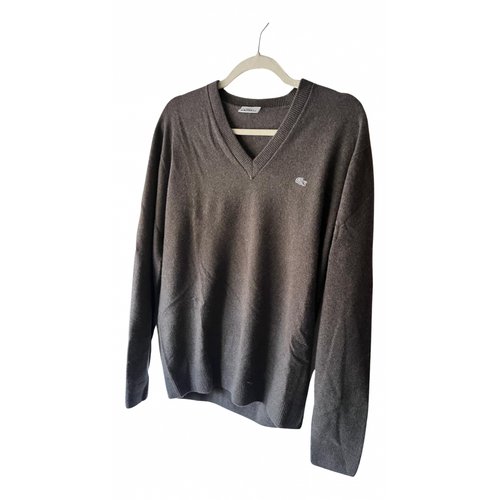 Pre-owned Lacoste Cashmere Pull In Brown