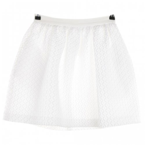 Pre-owned Tara Jarmon Skirt In White