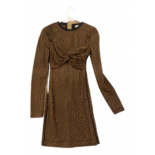 Pre-owned Fendi Mid-length Dress In Brown