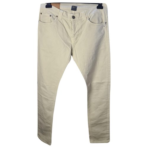 Pre-owned Dondup Jeans In White