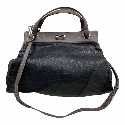 Pre-owned Chloé Leather Handbag In Black
