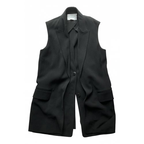 Pre-owned Alexander Wang Wool Vest In Black