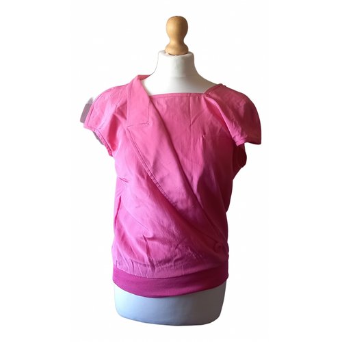 Pre-owned Valentino Silk Top In Pink