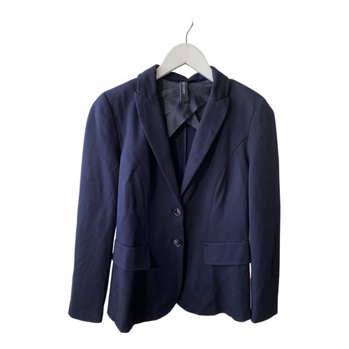 Pre-owned Marc Cain Blazer In Navy