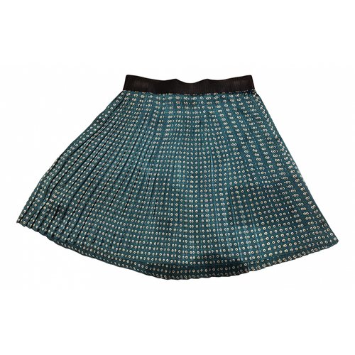 Pre-owned Trussardi Silk Mini Skirt In Multicolour