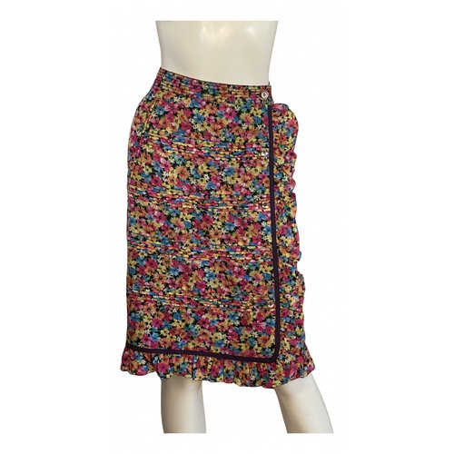 Pre-owned Luella Silk Mini Skirt In Multicolour