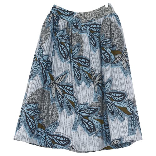 Pre-owned Stella Jean Maxi Skirt In Blue