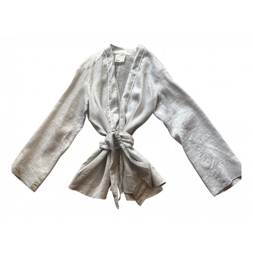 Pre-owned Forte Forte Linen Jacket In Grey
