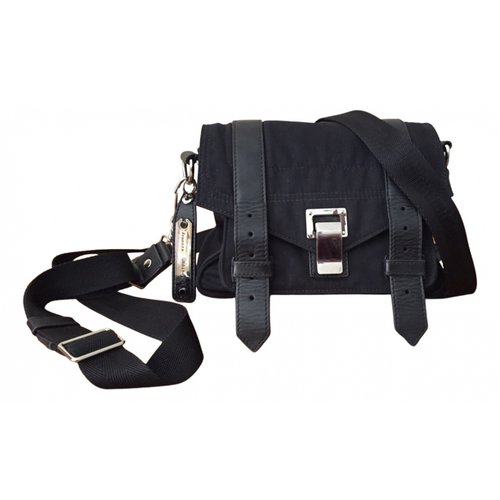 Pre-owned Proenza Schouler Cloth Crossbody Bag In Black