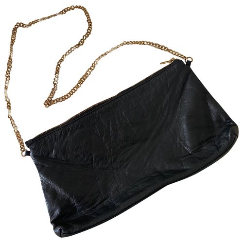Pre-owned Bianco Leather Handbag In Black