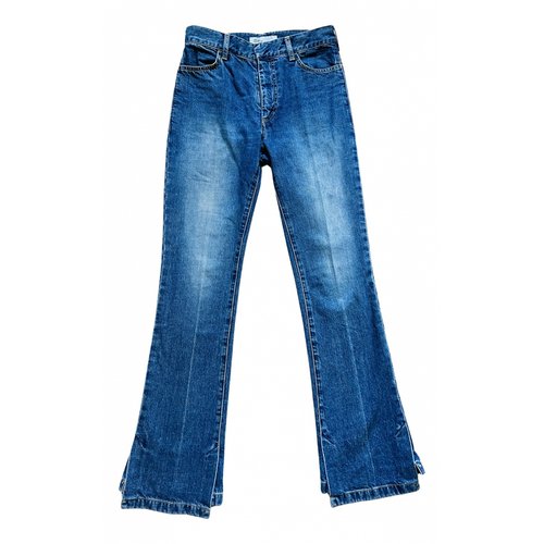 Pre-owned Toga Straight Jeans In Blue
