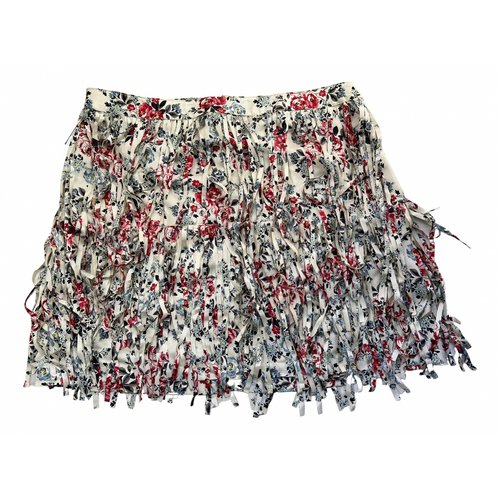 Pre-owned Zadig & Voltaire Spring Summer 2020 Silk Mid-length Skirt In Multicolour