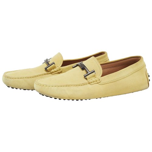 Pre-owned Tod's Flats In Yellow