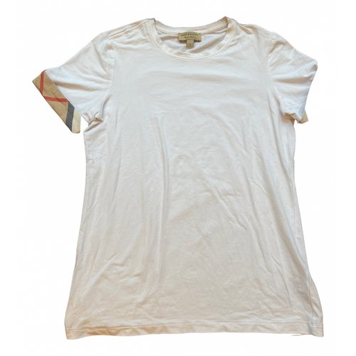 Pre-owned Burberry T-shirt In White