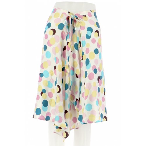 Pre-owned Tara Jarmon Silk Skirt Suit In Multicolour