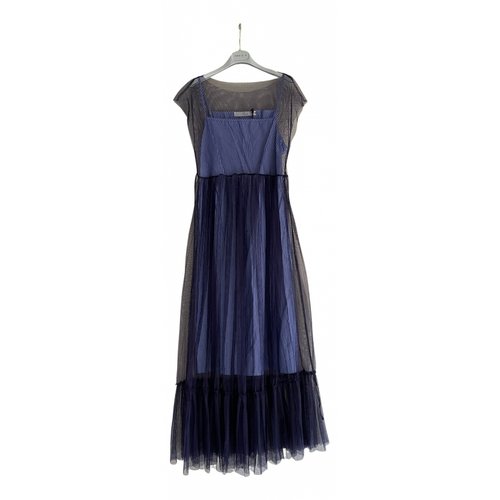 Pre-owned Tela Maxi Dress In Blue