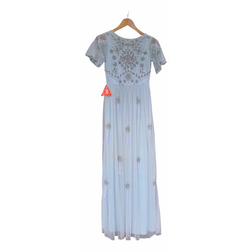 Pre-owned Frock And Frill Maxi Dress In Blue