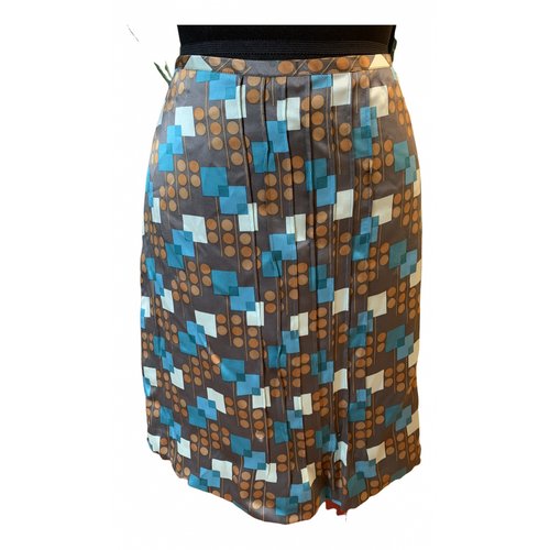 Pre-owned Orla Kiely Silk Mid-length Skirt In Multicolour