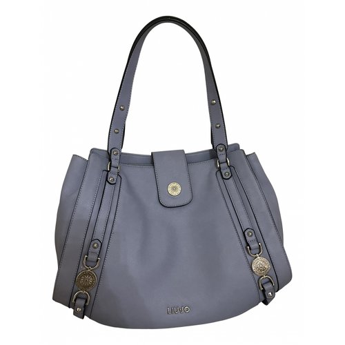 Pre-owned Liujo Leather Handbag In Purple