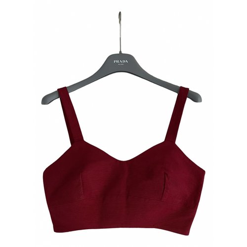Pre-owned Annie P Camisole In Burgundy