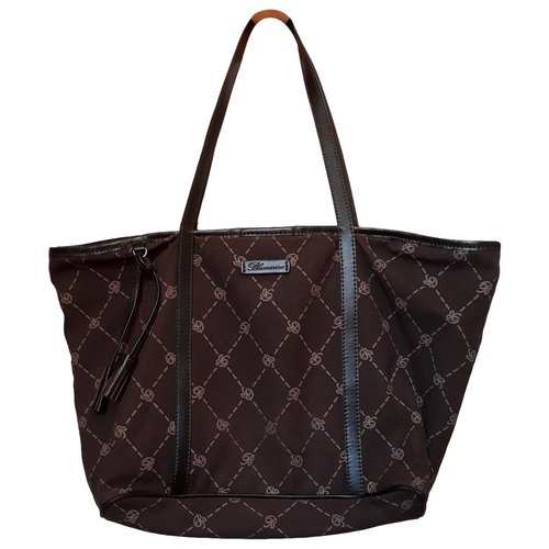 Pre-owned Blumarine Cloth Handbag In Brown