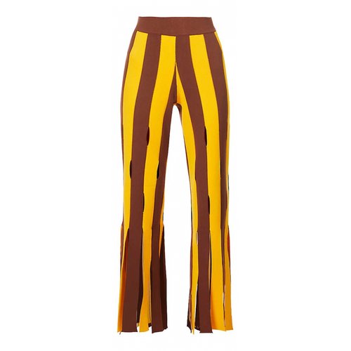 Pre-owned Palm Angels Straight Pants In Multicolour