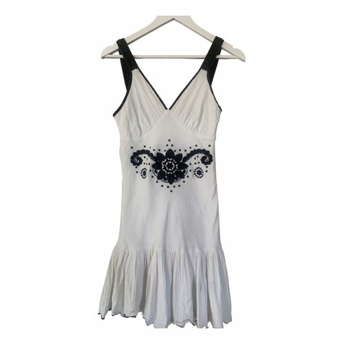 Pre-owned Manoush Dress In White