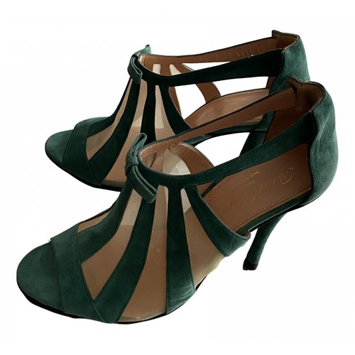Pre-owned Robert Clergerie Sandals In Green