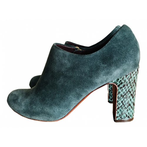 Pre-owned Marc Jacobs Ankle Boots In Green