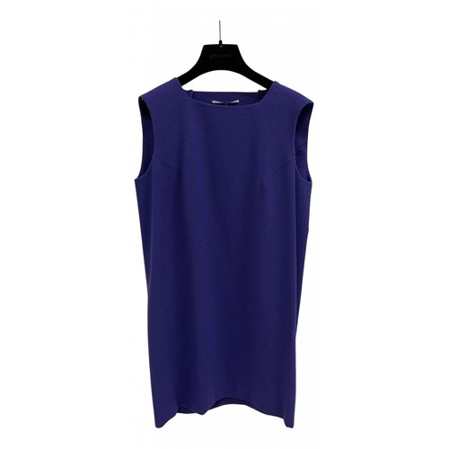 Pre-owned Ermanno Scervino Wool Mid-length Dress In Blue