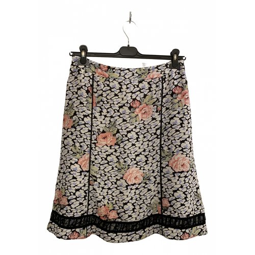 Pre-owned Whistles Silk Mini Skirt In Multicolour