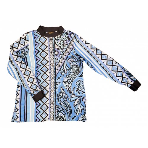 Pre-owned Bob Mackie Shirt In Blue