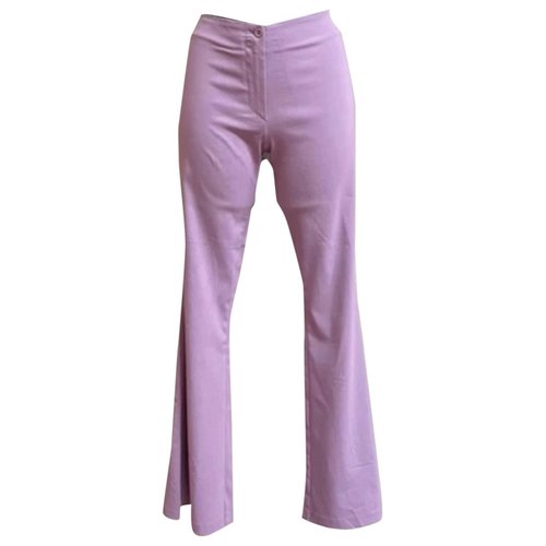 Pre-owned Dolce & Gabbana Large Pants In Purple