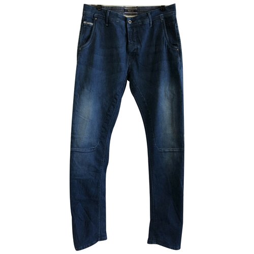 Pre-owned Salsa Straight Jeans In Blue