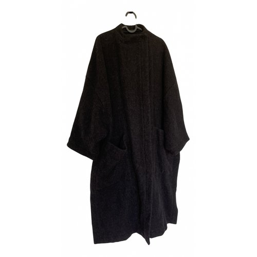 Pre-owned Acne Studios Wool Coat In Anthracite