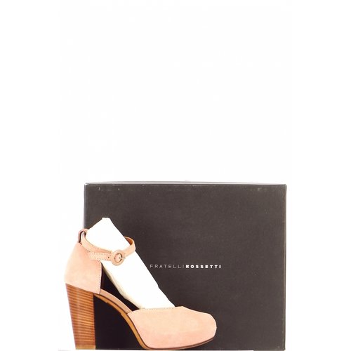 Pre-owned Fratelli Rossetti Mules In Pink