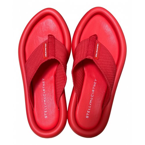 Pre-owned Stella Mccartney Sandals In Red