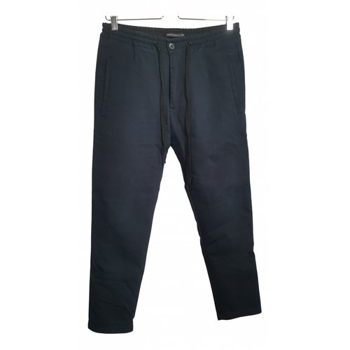 Pre-owned Drykorn Trousers In Navy