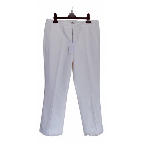 Pre-owned Zadig & Voltaire Trousers In White