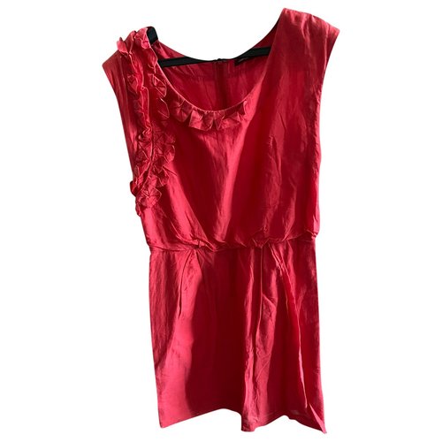 Pre-owned Comptoir Des Cotonniers Mid-length Dress In Red