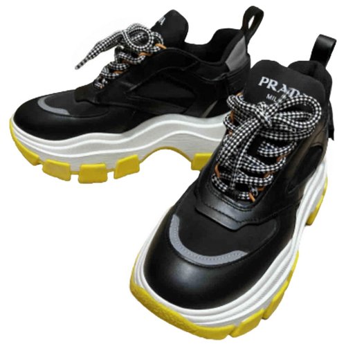 shoes trainers prada centaurus leather sneakers