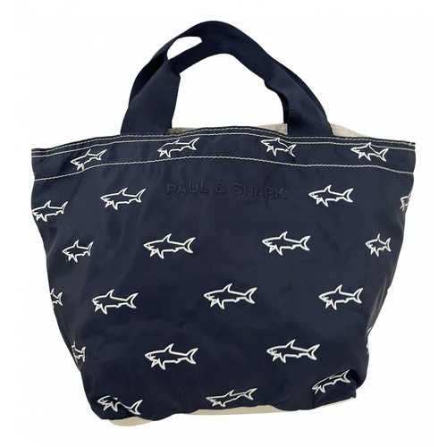 Pre-owned Paul & Shark Cloth Handbag In Blue