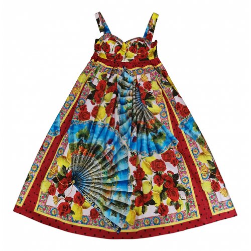 Pre-owned Dolce & Gabbana Maxi Dress In Multicolour