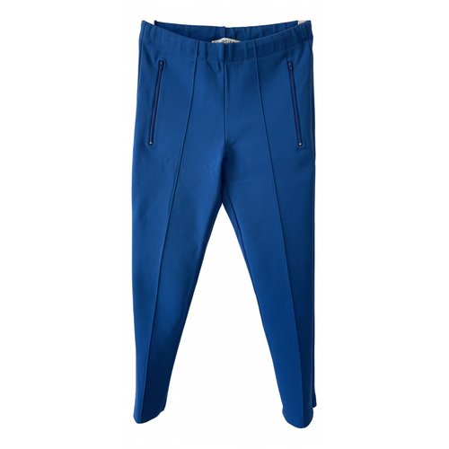 Pre-owned Balenciaga Slim Pants In Blue