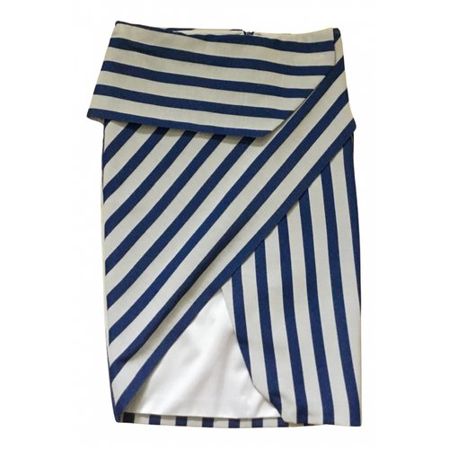 Pre-owned Mason By Michelle Mason Mini Skirt In Blue