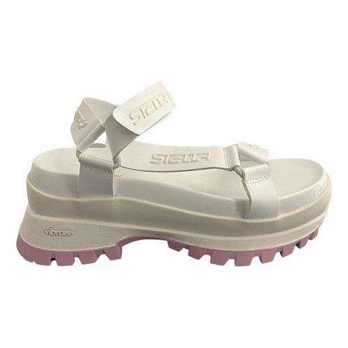 Pre-owned Stella Mccartney Sandals In White