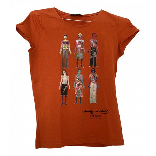 Pre-owned Andy Warhol T-shirt In Orange