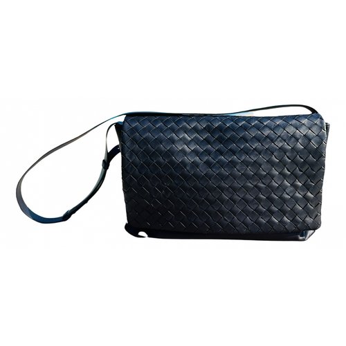 Pre-owned Bottega Veneta Leather Bag In Blue