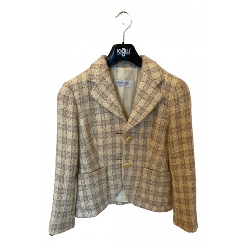 Pre-owned Max Mara Wool Jacket In Multicolour