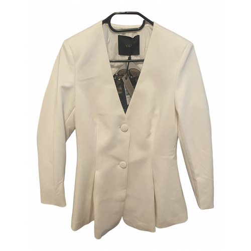 Pre-owned Y.a.s. Blazer In White